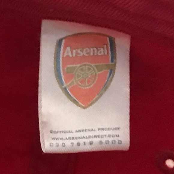 Arsenal Adjustable Red Cotton Ball Cap - Picture 14 of 14